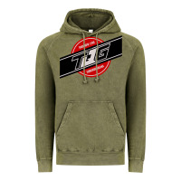 Vintage Olive toqger vintage rainbow line Vintage Hoodie - lanVoArt