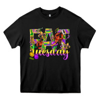 Black Mardi Gras fat tuesday Heavy Core Tee - BundleAndBundleShop