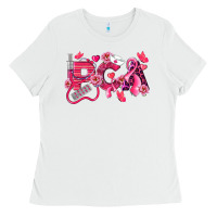 White pca breast cancer patient care assistant Ladies Tee - LillyAllenDesigns