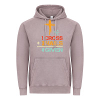 Vintage Zinc Vintage 1 Cross 3 Nails Forgiven Christian Easter Gift Vintage Hoodie - lanVoArt