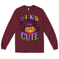 Burgundy wicked cute Long Sleeve Tee - CowGirlArtShop