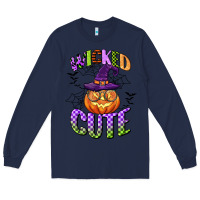 Navy wicked cute Long Sleeve Tee - CowGirlArtShop