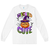 White wicked cute Long Sleeve Tee - CowGirlArtShop