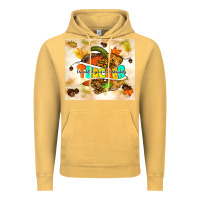 Vintage Mustard fall teacher pumpkin Vintage Hoodie - TumblerDesignByShophia