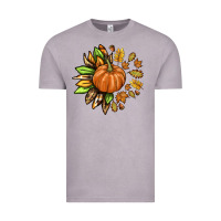 Vintage Zinc Fall Sunflower with Pumpkin Vintage Tee - texasbilliewilder