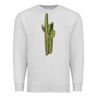 Dove Grey saguaro cactus Premium Sweatshirt - LillyAllenDesigns