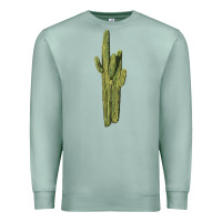 Seafoam saguaro cactus Premium Sweatshirt - LillyAllenDesigns