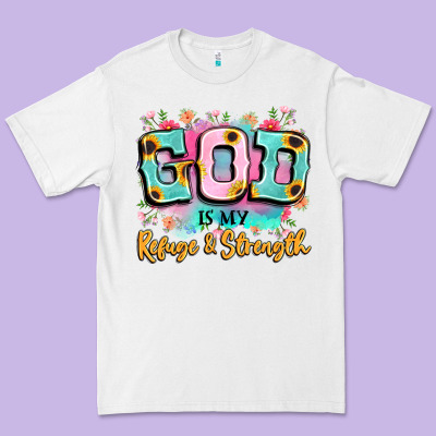God Is My Refuge And Strength Premium Tee Designed By Lillyallendesigns