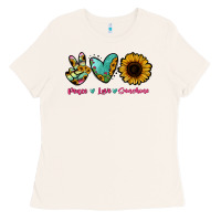 Bone Peace Love Sunshine Ladies Tee - RanaPortraitStore