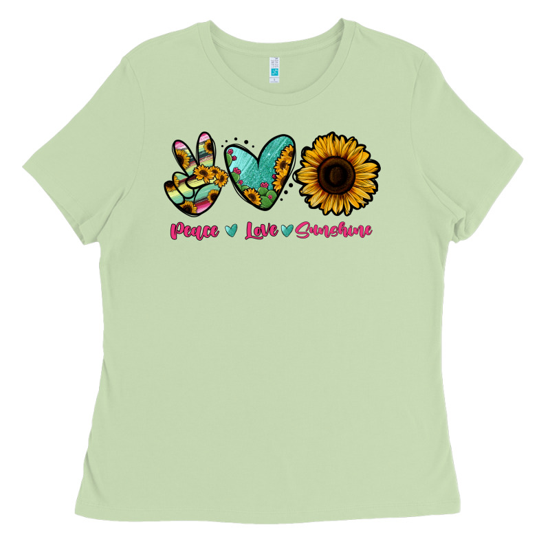 Peace Love Sunshine Ladies Tee by RanaPortraitStore | Teevron