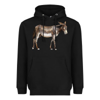 Black american mammoth jackstock donkey Heavyweight Hoodie - LillyAllenDesigns