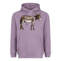 Lavender american mammoth jackstock donkey Heavyweight Hoodie - LillyAllenDesigns