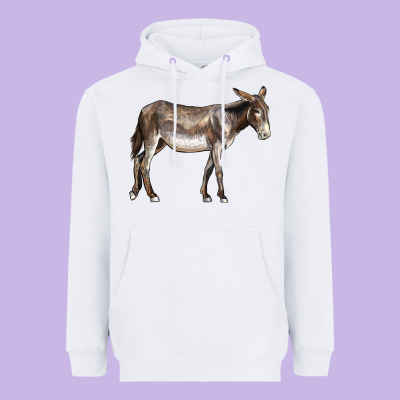 American Mammoth Jackstock Donkey Heavyweight Hoodie Designed By Lillyallendesigns