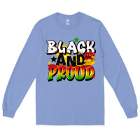 Colony Blue black and proud Long Sleeve Tee - CowGirlArtShop