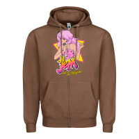 Chestnut so funny jem and the holograms classic fans Zipper Hoodie - lanVoArt