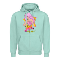 Seafoam so funny jem and the holograms classic fans Zipper Hoodie - lanVoArt