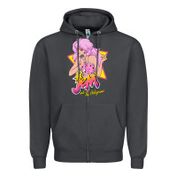 Smoke so funny jem and the holograms classic fans Zipper Hoodie - lanVoArt