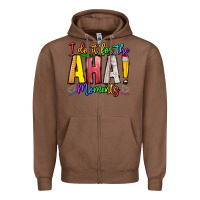 Chestnut IDiot Of The Aha Moments Zipper Hoodie - CowhideDigitalArt