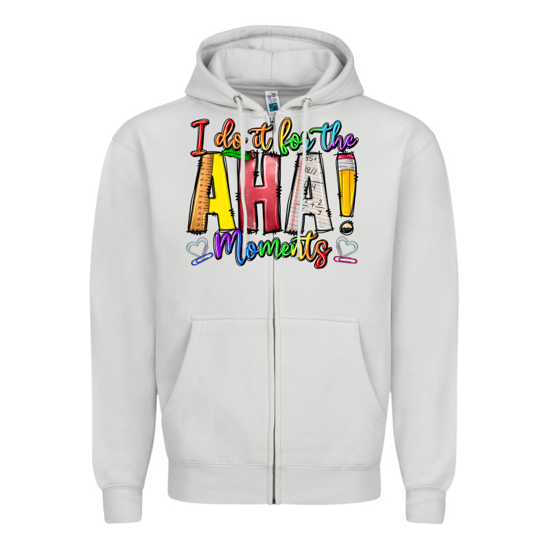 Idiot Of The Aha Moments Zipper Hoodie by CowhideDigitalArt | Teevron