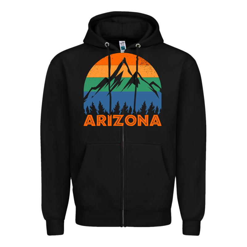 Arizona-01mxk Zipper Hoodie by lanVoArt | Teevron