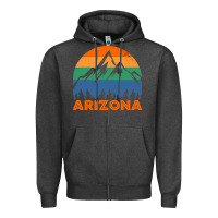 Charcoal Heather Arizona-01Mxk Zipper Hoodie - lanVoArt