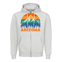 Dove Grey Arizona-01Mxk Zipper Hoodie - lanVoArt