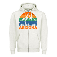 Oatmeal Heather Arizona-01Mxk Zipper Hoodie - lanVoArt