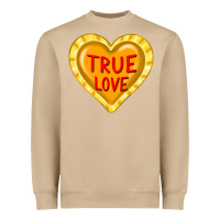 Valentine's Day Hearts Heavyweight Sweatshirt | Teevron