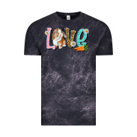 Cloud Black Love Easter Rabbit Vintage Tee - NancyCooperArtShop