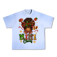 Grape Ice mimi claus afro messy bun Urban Heavy Tee - texasbilliewilder