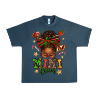Midnight Navy mimi claus afro messy bun Urban Heavy Tee - texasbilliewilder