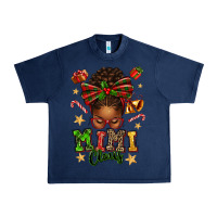 Navy mimi claus afro messy bun Urban Heavy Tee - texasbilliewilder