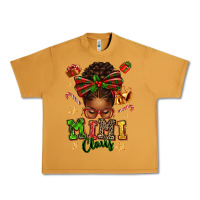 Peanut Butter mimi claus afro messy bun Urban Heavy Tee - texasbilliewilder
