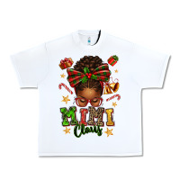 White mimi claus afro messy bun Urban Heavy Tee - texasbilliewilder