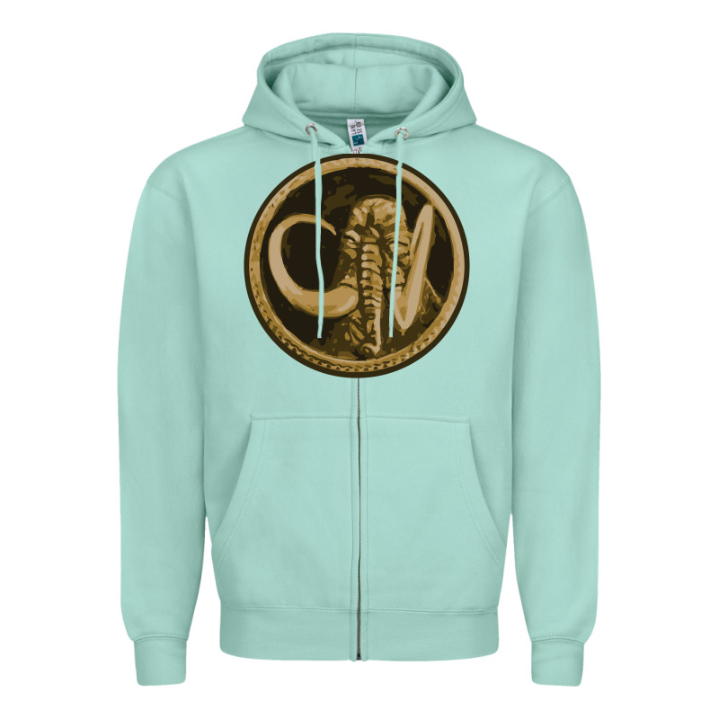 Mammoth Black King Zipper Hoodie by lanVoArt | Teevron