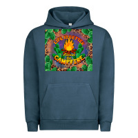 Pigment Midnight Navy life is better around the campfire Urban Hoodie - BarkalooDesign