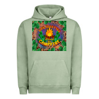 Pigment Oil Green life is better around the campfire Urban Hoodie - BarkalooDesign
