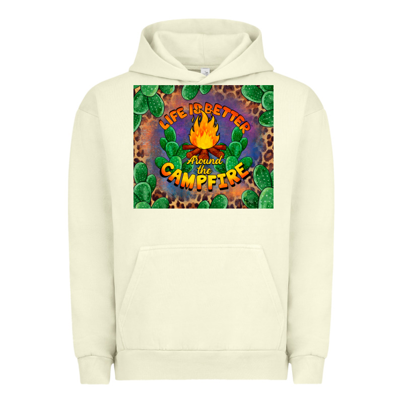 Life Is Better Around The Campfire Urban Hoodie by BarkalooDesign | Teevron