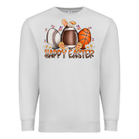 Dove Grey happy easter day eggs Premium Sweatshirt - RacoonDesign