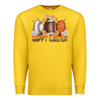 Lemon happy easter day eggs Premium Sweatshirt - RacoonDesign