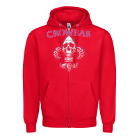 Red crowbar Zipper Hoodie - lanVoArt