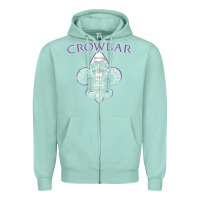 Seafoam crowbar Zipper Hoodie - lanVoArt