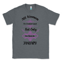 Charcoal Heather all women are created equal but only the smartest are born in january Classic Tee - Bettercallsaul
