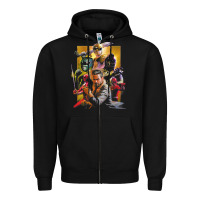 Black rip jason david frank ranger Zipper Hoodie - lanVoArt