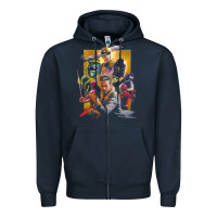 Navy rip jason david frank ranger Zipper Hoodie - lanVoArt