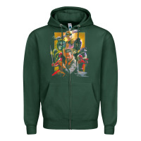 Sports Green rip jason david frank ranger Zipper Hoodie - lanVoArt