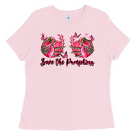 Bubblegum Pink save the pumpkins Ladies Tee - LillyAllenDesigns