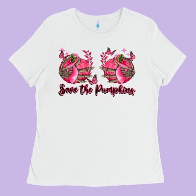Save The Pumpkins Ladies Tee Designed By Lillyallendesigns