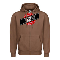 Chestnut toqger vintage rainbow line Zipper Hoodie - lanVoArt
