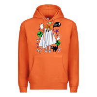 Carrot cute ghost halloween Premium Hoodie - BundleAndBundleShop